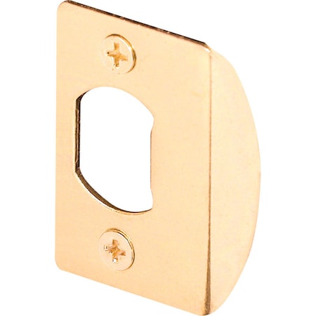 Prime-Line Prime-Line 2.25 in. H X 1-5/8 in. L Brass-Plated Steel Latch Strike Plate E 2232